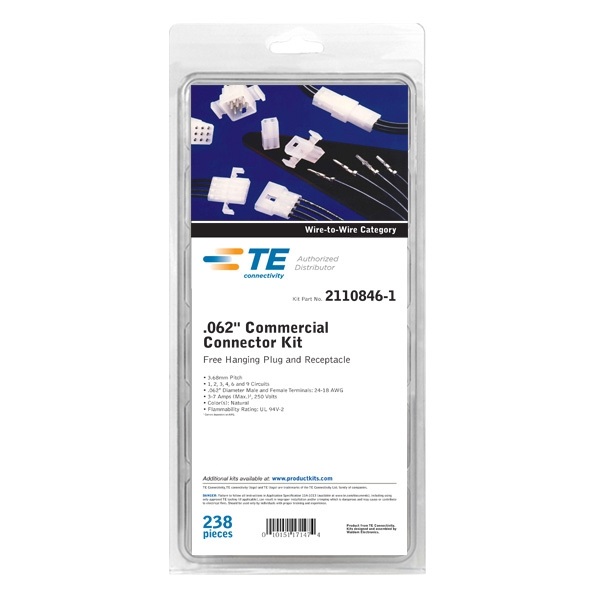 Connector Kit, TE 0.062" Standard Series