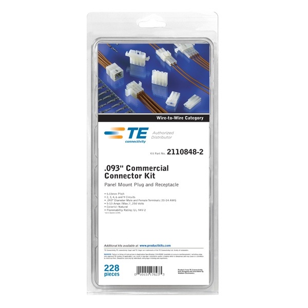 Connector Kit, TE 0.093" Standard Series
