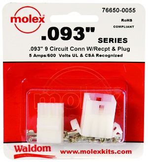 Connector Kit, Molex 0.093", 9-Circuit